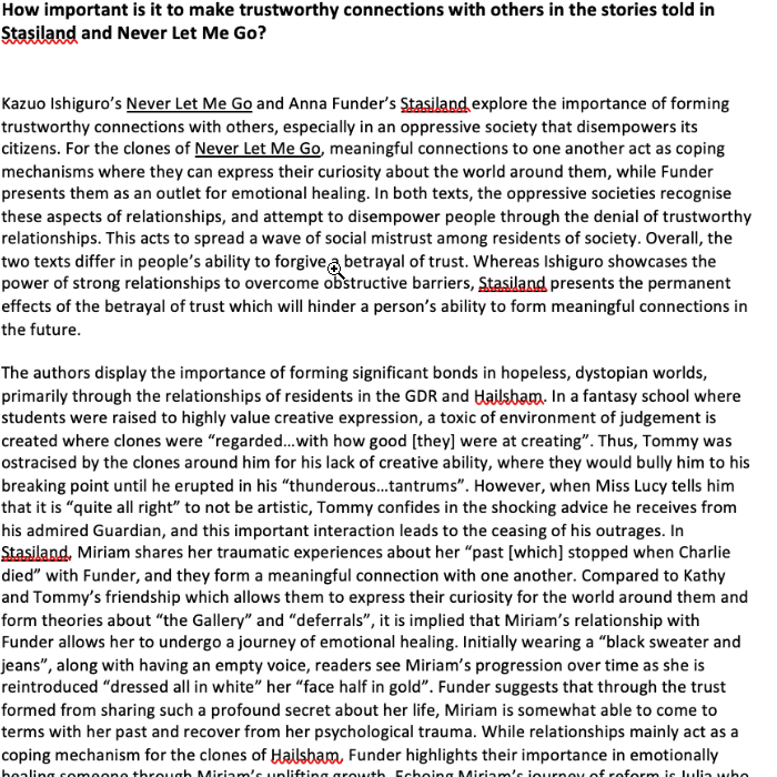 English example 1